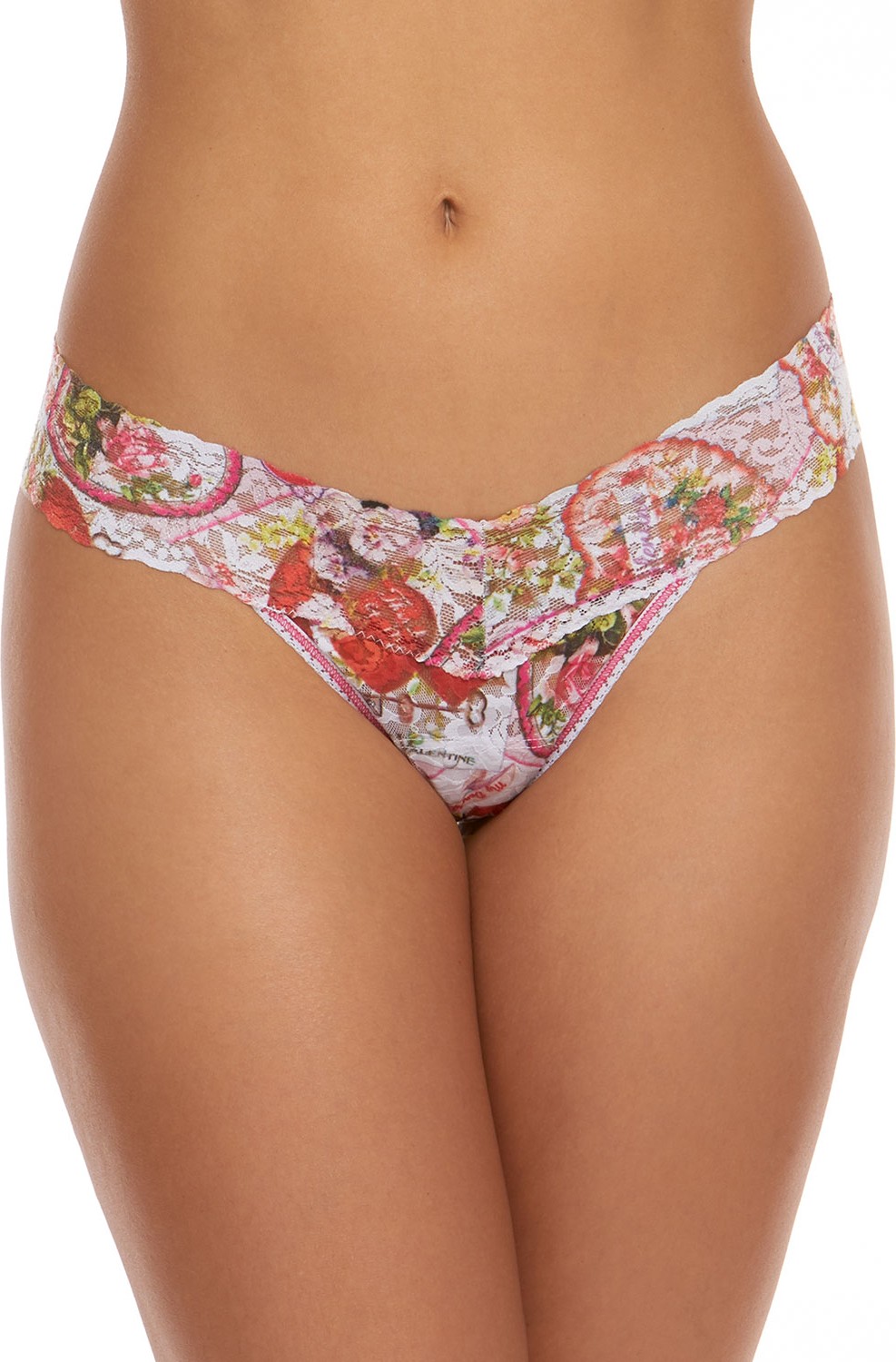 Hanky Panky Vintage Valentine Lace Low-Rise Thong