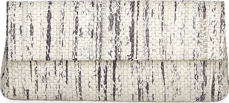 Nancy Gonzalez Gotham Medium Snakeskin Clutch Bag