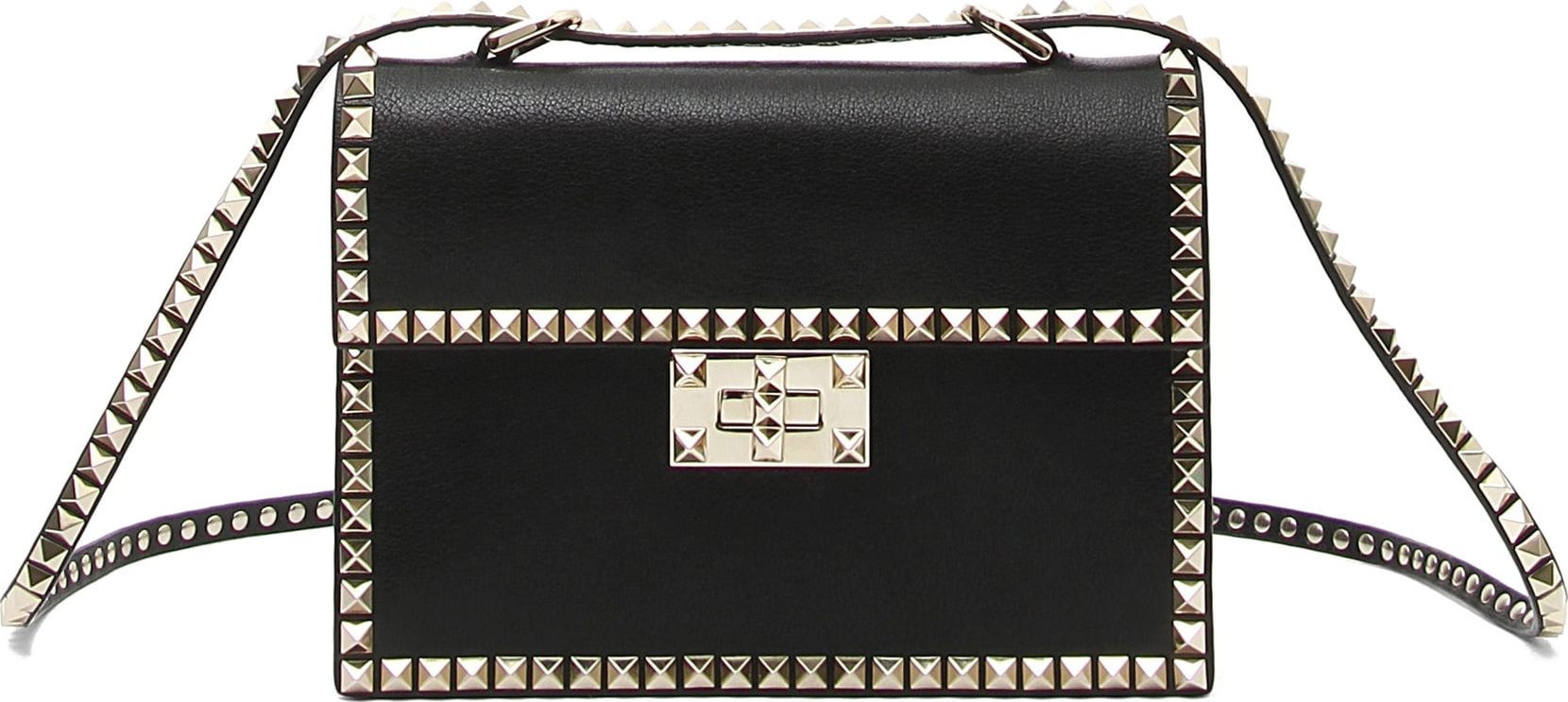 Valentino No Limit Rockstud Small Leather Shoulder Bag