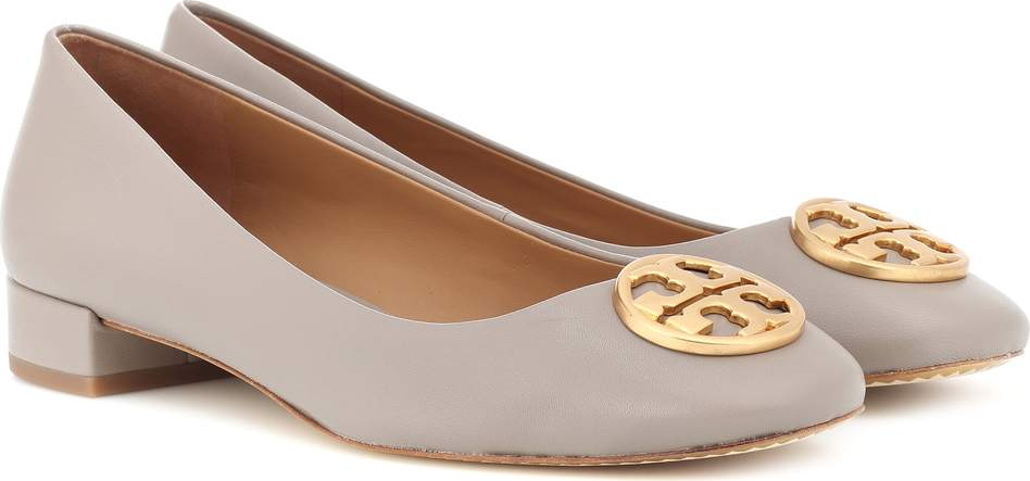 Tory Burch Chelsea Heeled leather ballet flats