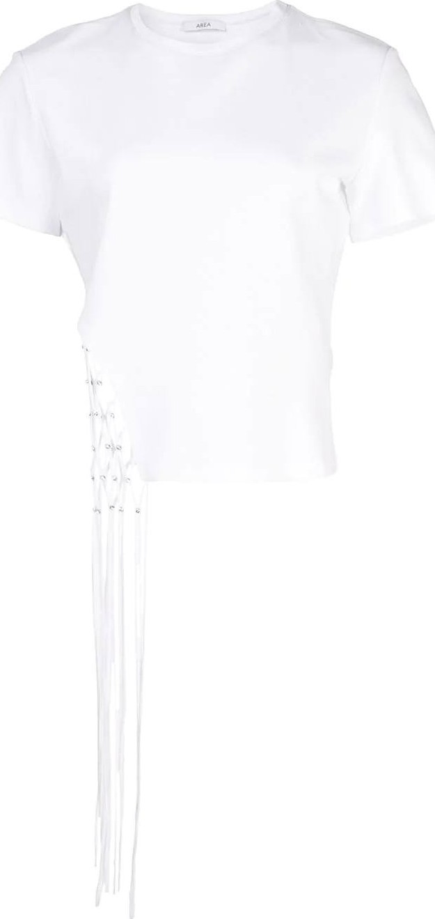 Area SHRUNKEN TEE WITH NET INLAY