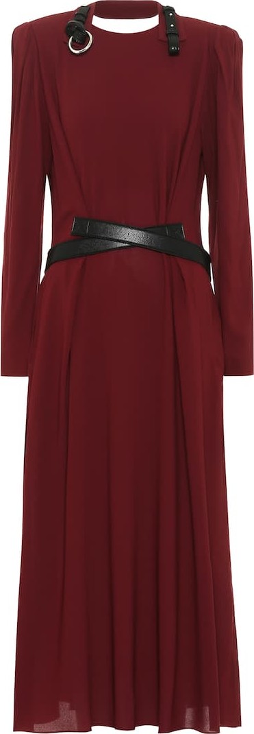 Stella McCartney Crêpe midi dress