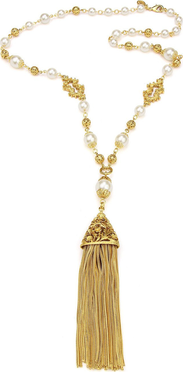 Ben-Amun Chain Tassel Pendant Necklace