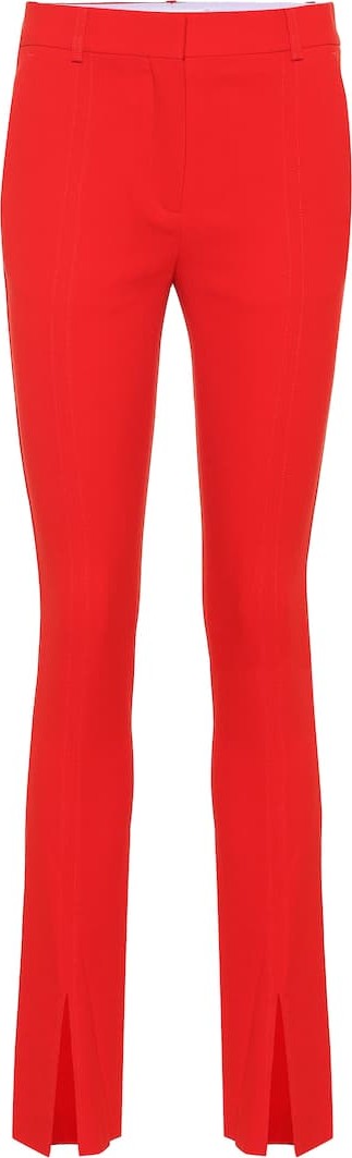 Victoria Beckham Mid-rise cady skinny pants