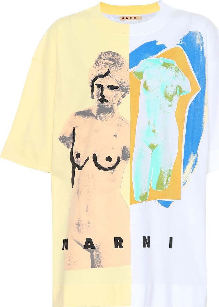 Marni Printed cotton T-shirt