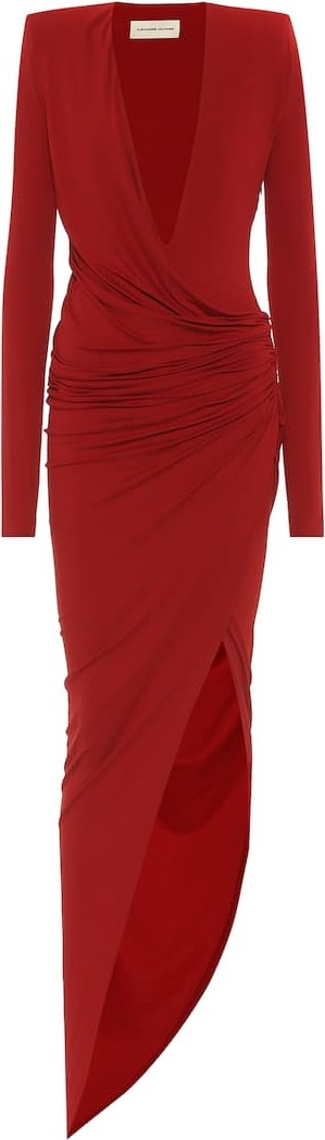 Alexandre Vauthier Asymmetric stretch-jersey gown