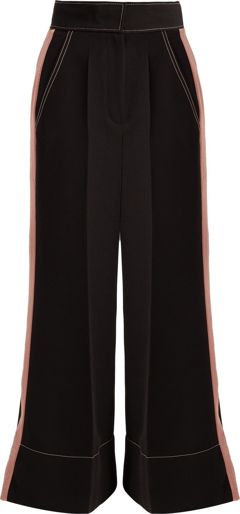 Roksanda Hassani wide-leg crepe trousers