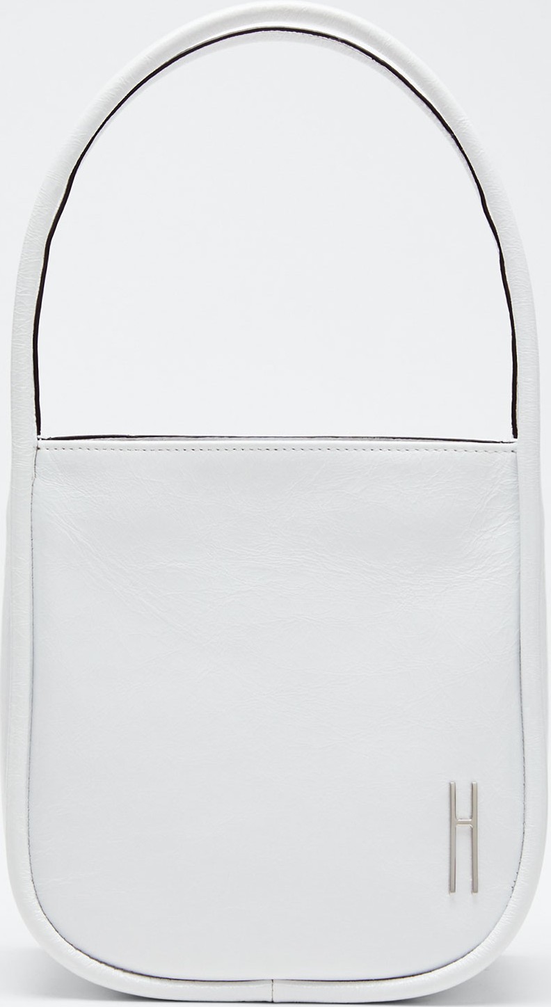 Hayward Guide Crinkled Leather Top-Handle Tote Bag