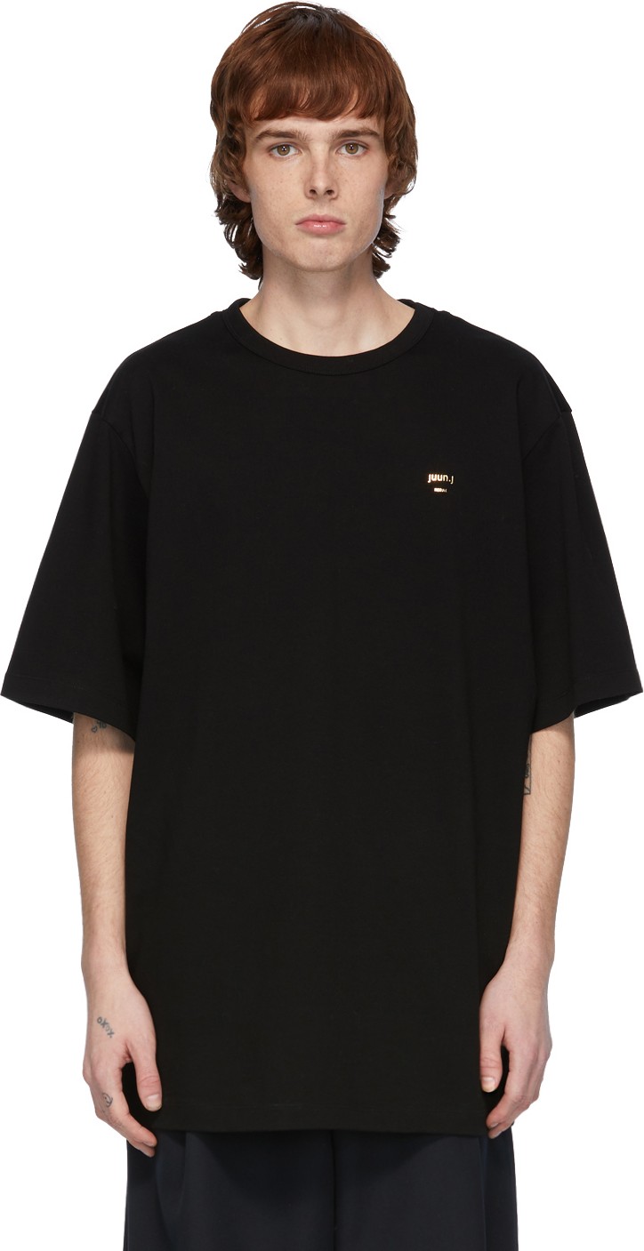 Juun.J Black Logo T-Shirt