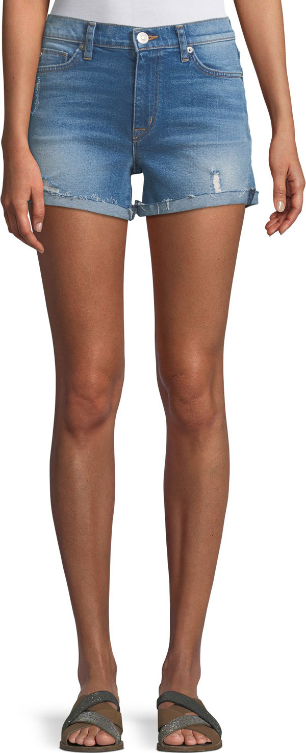 Hudson Valeri Cuffed Denim Shorts