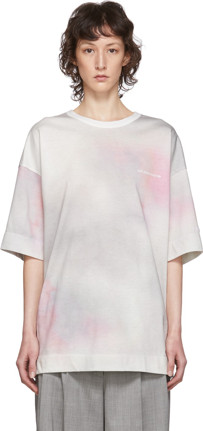 Juun.J Multicolor Tie-Dye Cloud T-Shirt