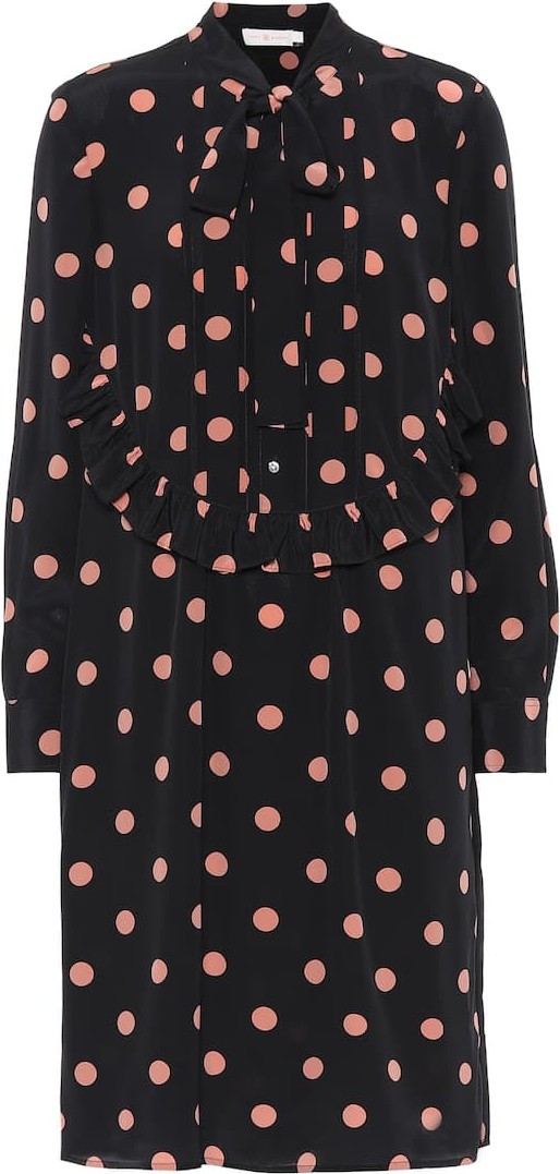 Tory Burch Polka-dot silk shirt dress