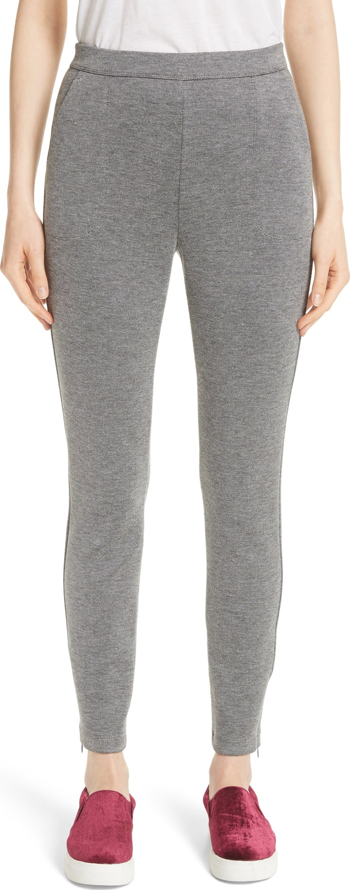 St. John Bird's Eye Double Knit Pants