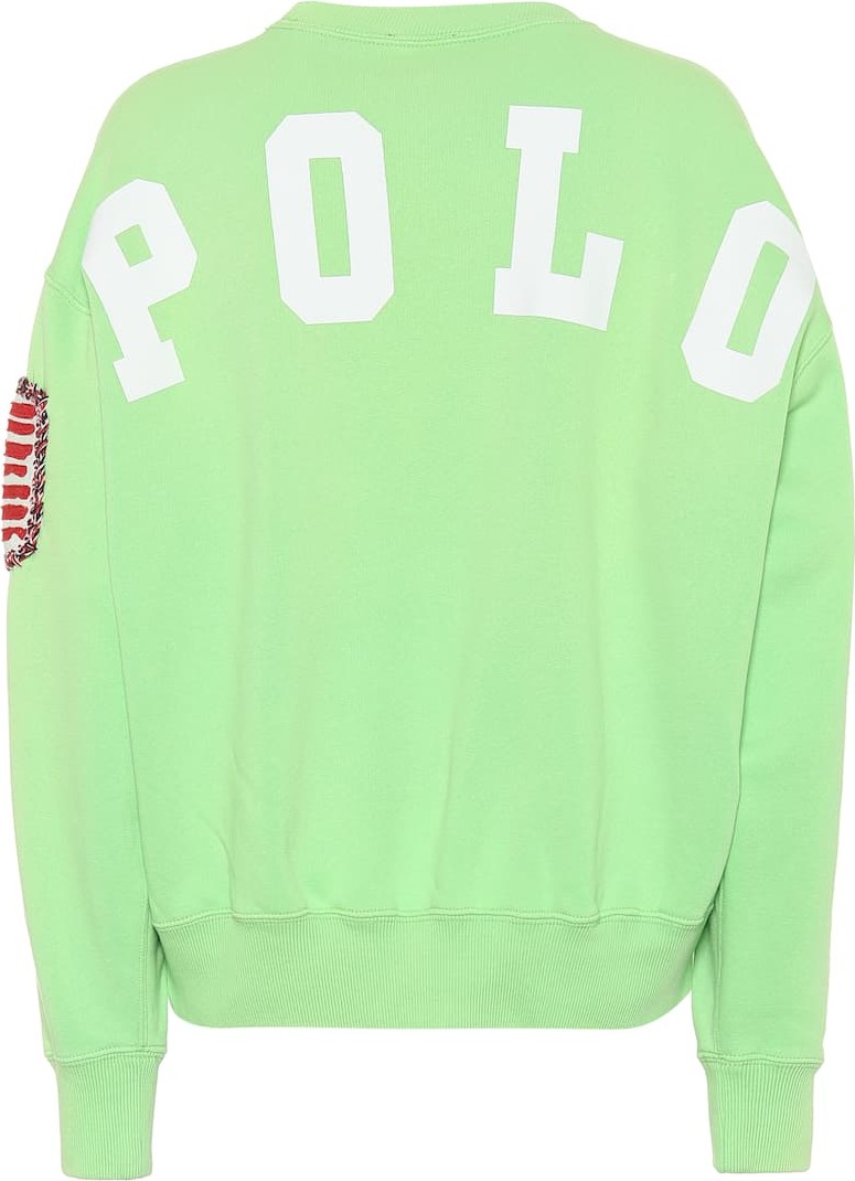 Polo Ralph Lauren Appliquéd cotton-blend sweatshirt