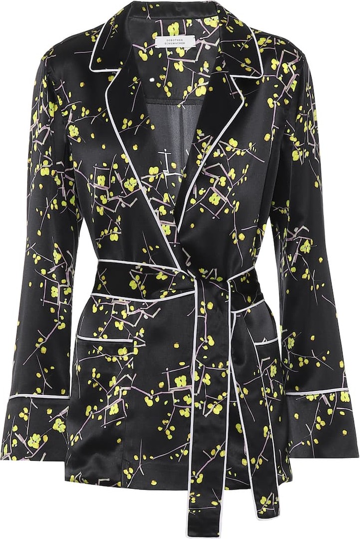 Dorothee Schumacher Cherry Blossom silk-satin blouse
