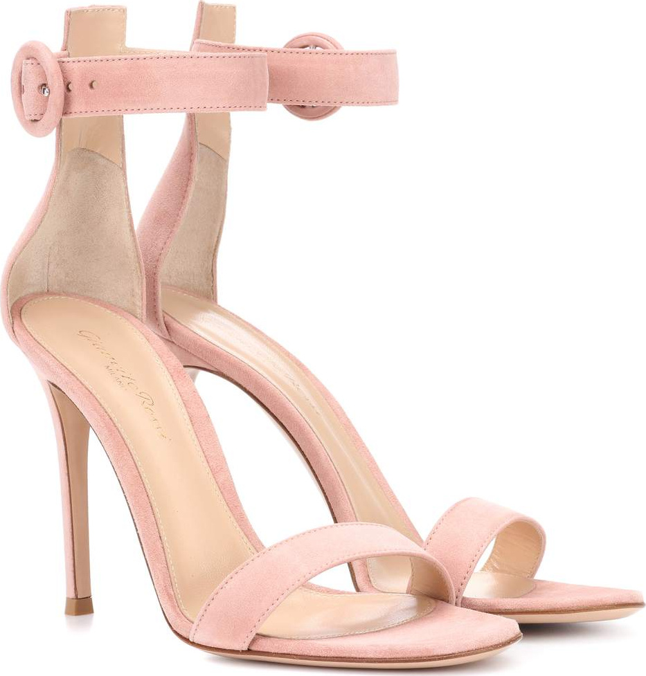 Gianvito Rossi Portofino 105 suede sandals