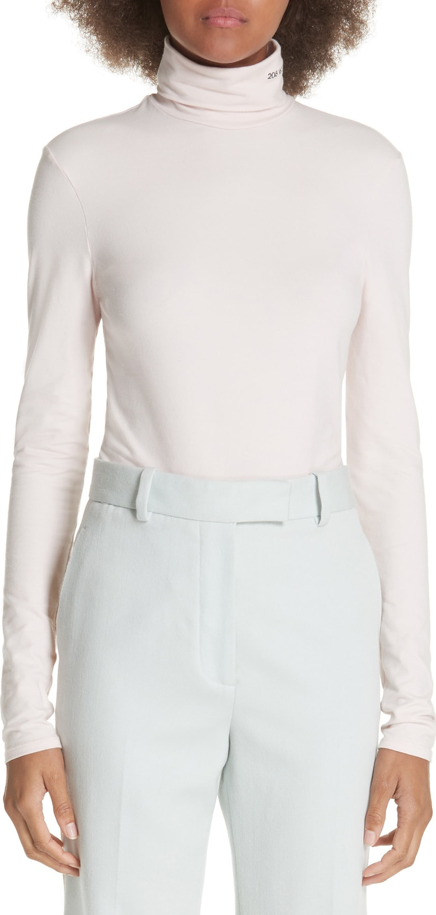 Calvin Klein 205W39NYC Logo Turtleneck Top