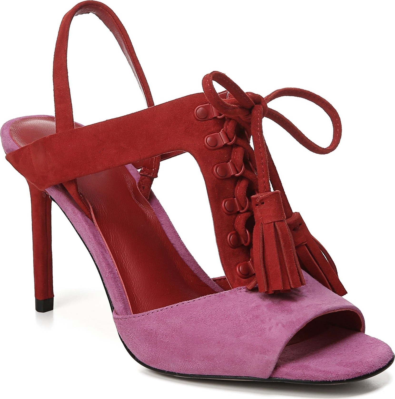 DIANE von FURSTENBERG Arabella Tasseled Lace-Up Sandal