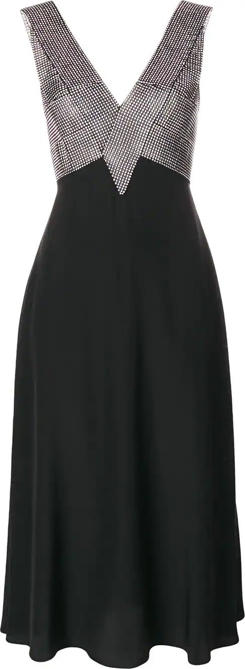 Christopher Kane crystal embellished midi dress