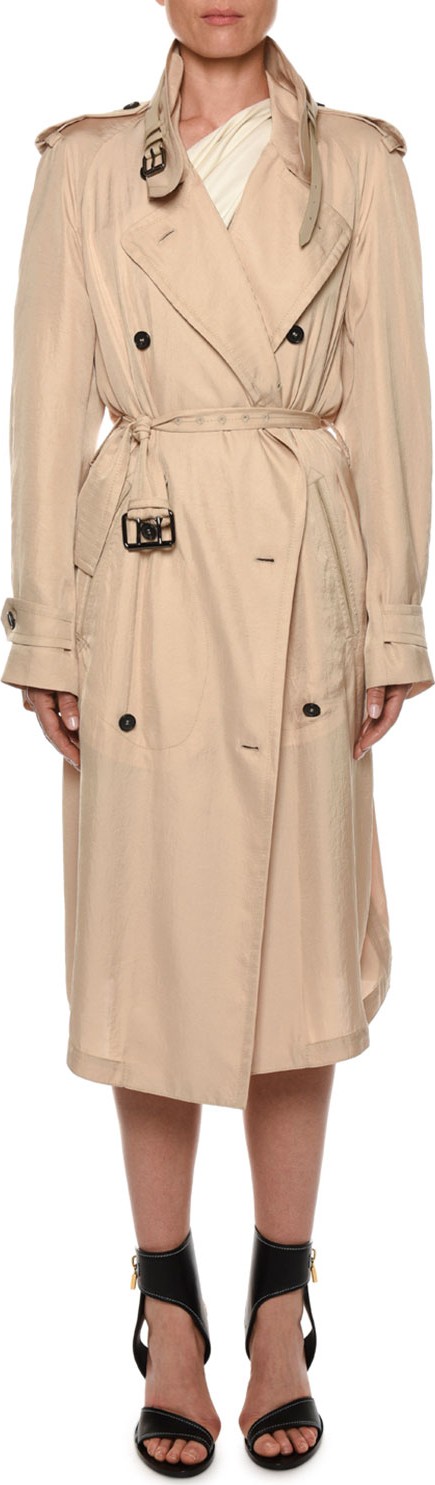 TOM FORD Belted Double-Breasted Trench Coat