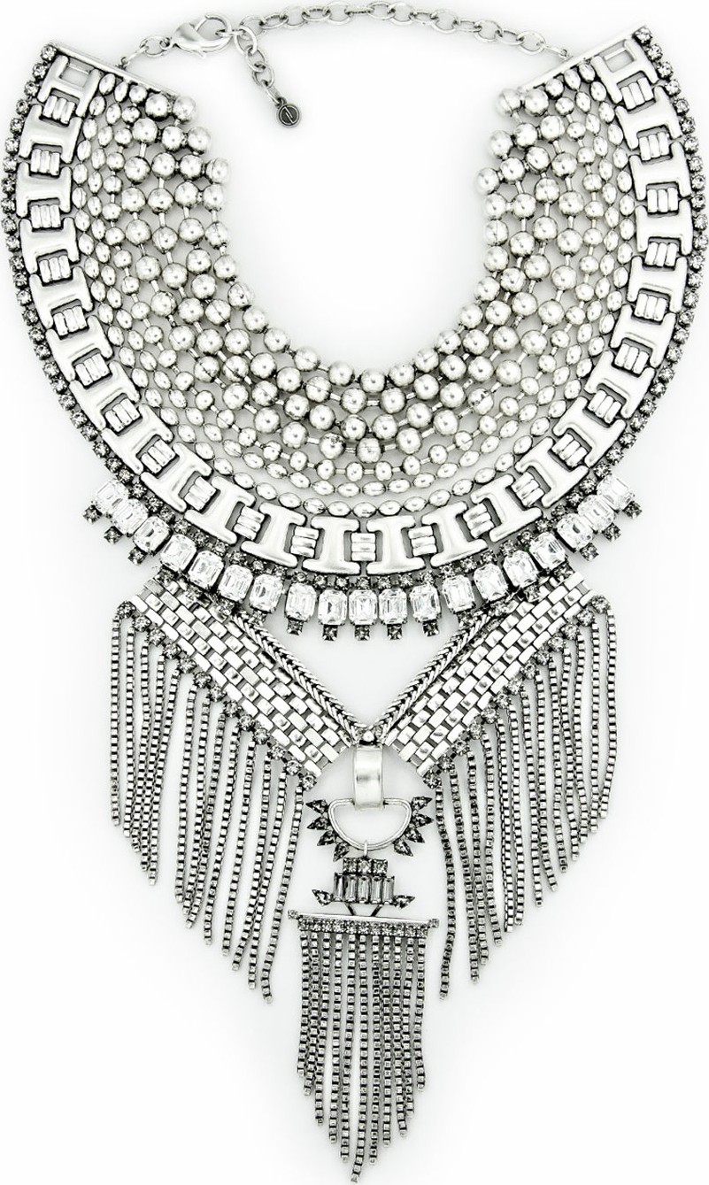 Dylanlex Falkor VI Fringe Statement Necklace