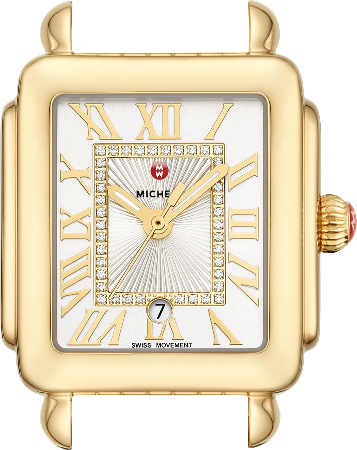 MICHELE Deco Madison Mid Diamond Dial Watch Head, 29mm x 31mm