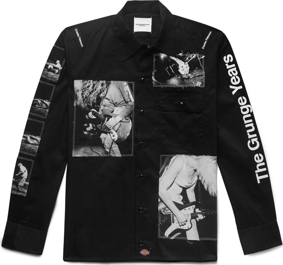 Takahiromiyashita The Soloist + Dickies Appliquéd Twill Overshirt