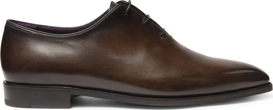 Berluti Venezia Whole-Cut Leather Oxford Shoes