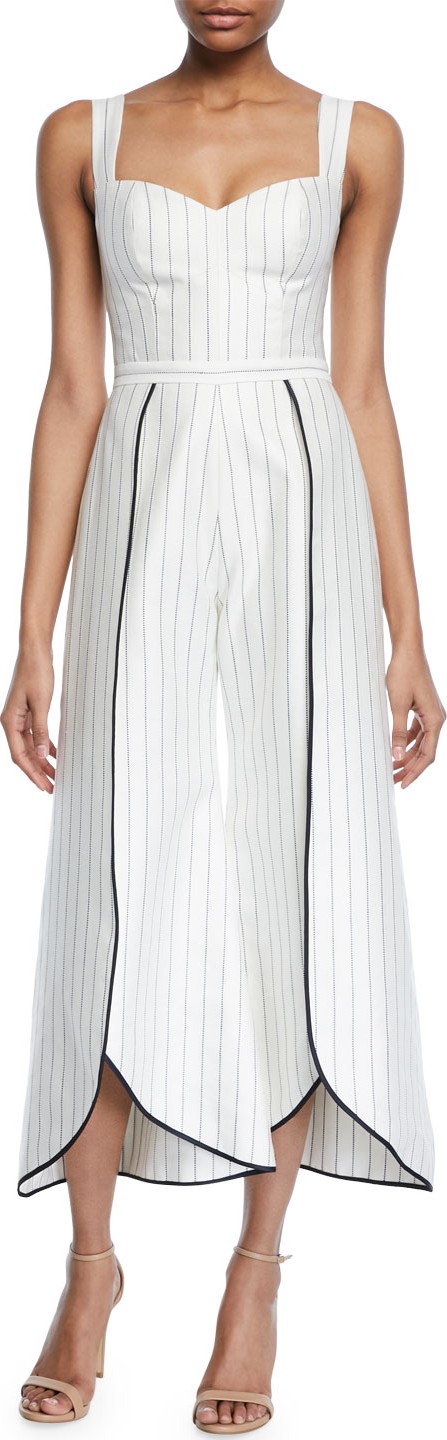 Alexis Edaline Striped Wide-Leg Jumpsuit