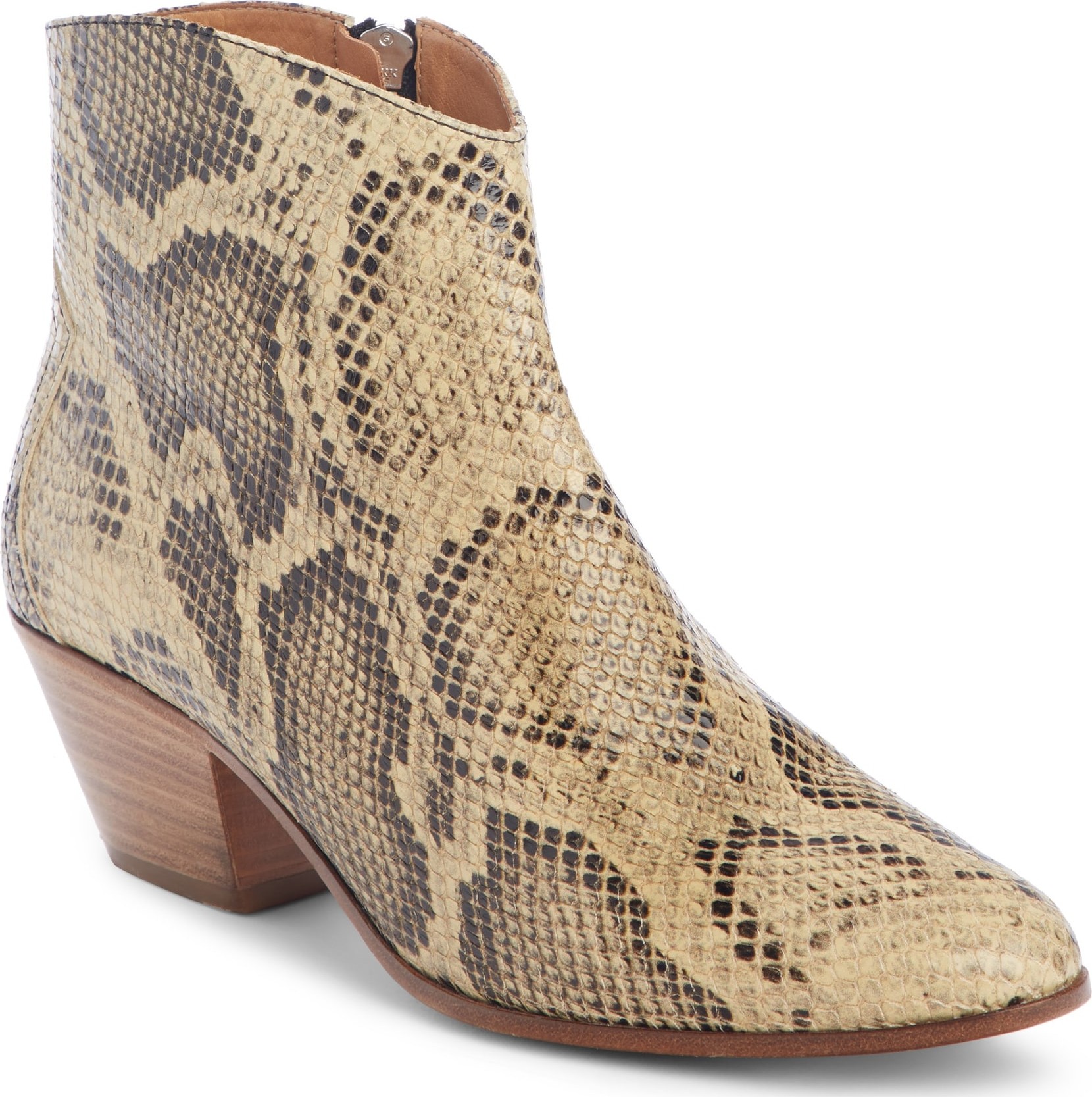 Isabel Marant Dacken Stacked Heel Bootie