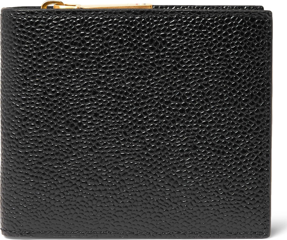 Thom Browne Pebble-Grain Leather Billfold Wallet