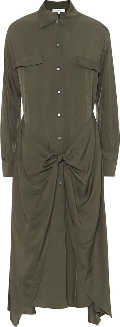 Vince Crêpe shirtdress
