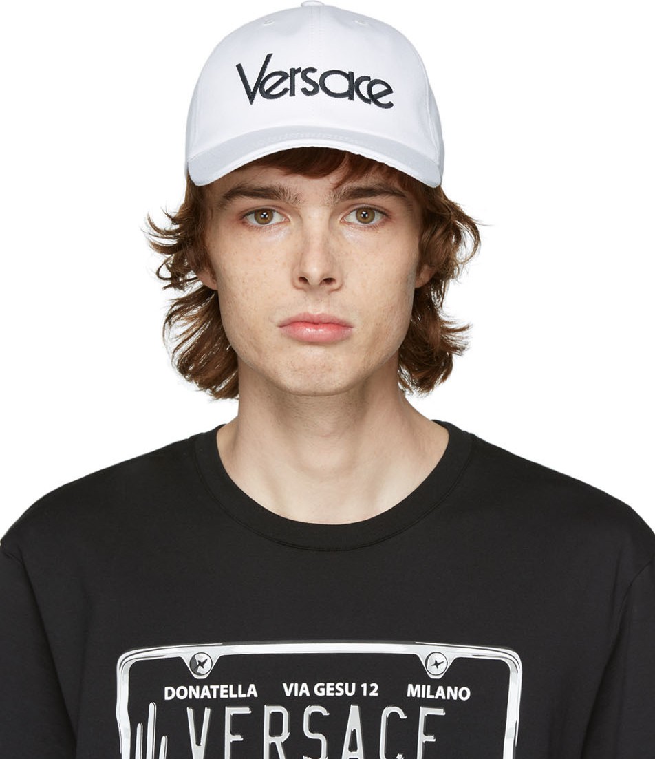 Versace White Vintage Logo Cap Versace White Vintage Logo Cap