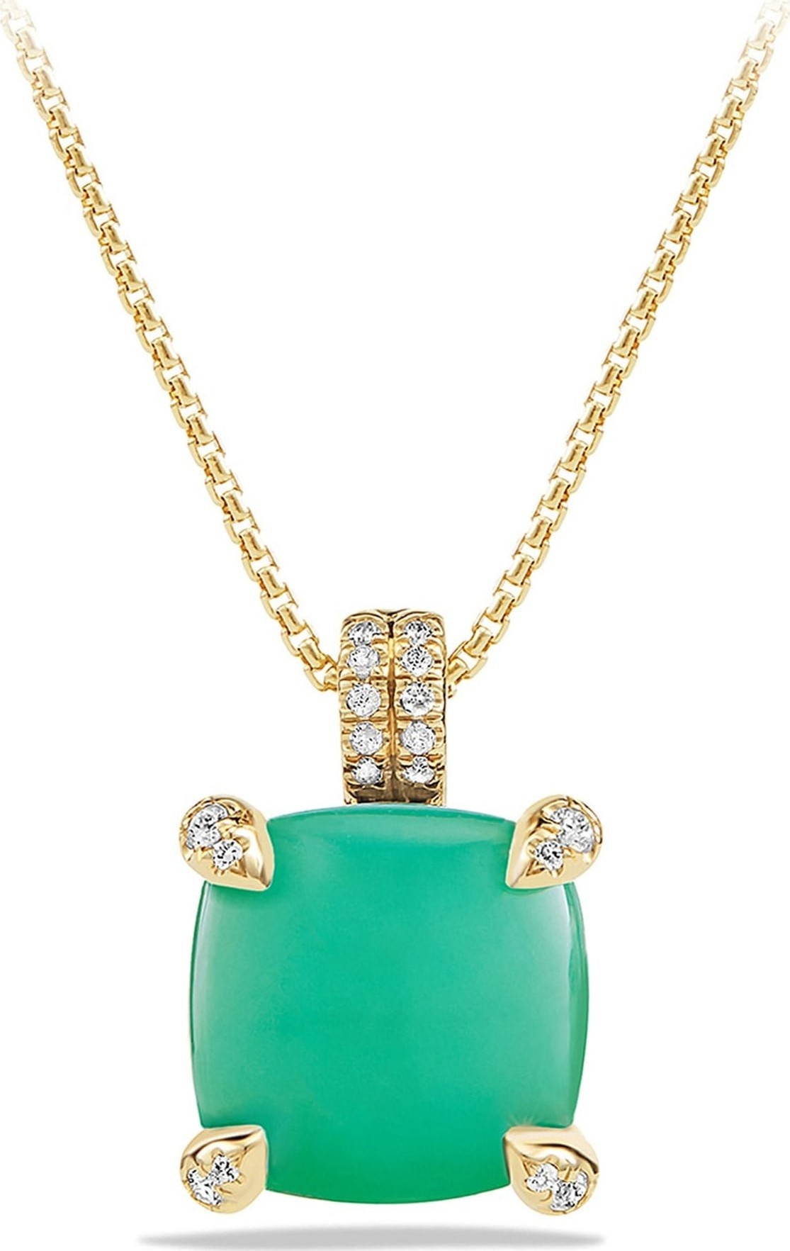 David Yurman 'Châtelaine' Pendant Necklace with Diamonds