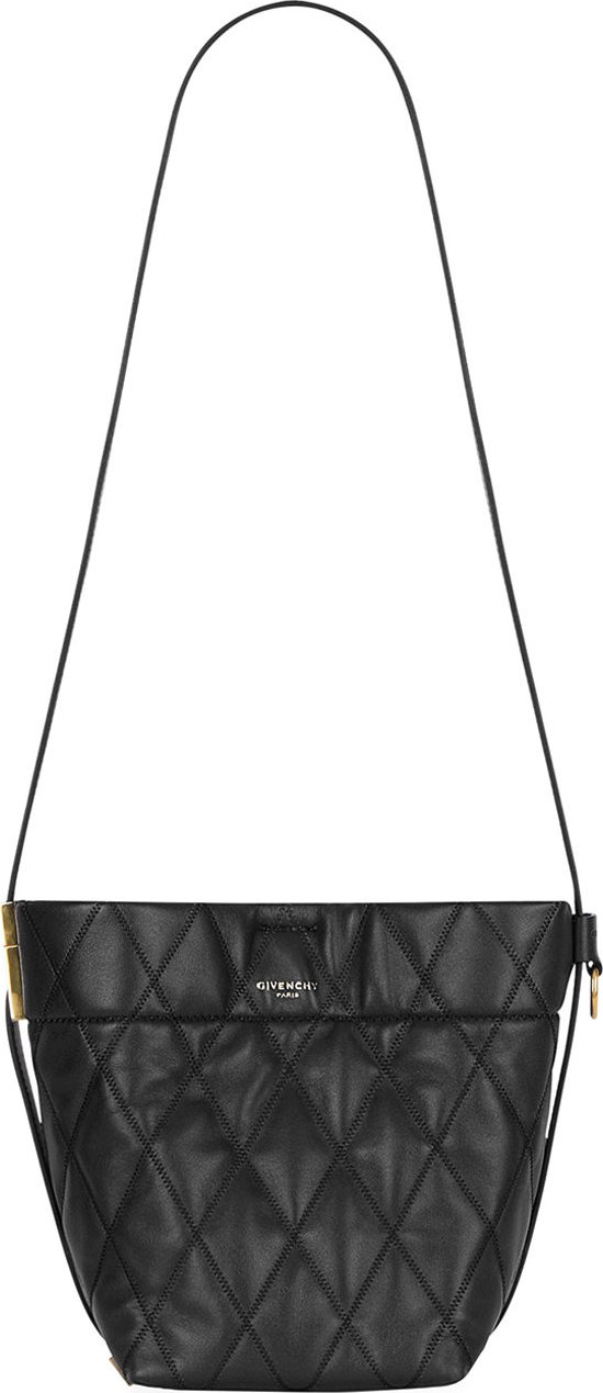 Givenchy GV Quilted Mini Bucket Bag