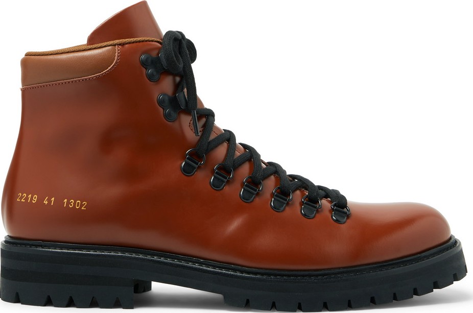 Common Projects Polished-Leather Boots