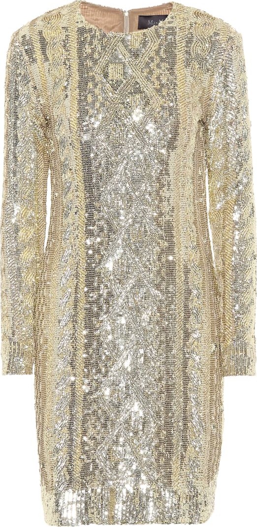 Max Mara Nicia sequined minidress