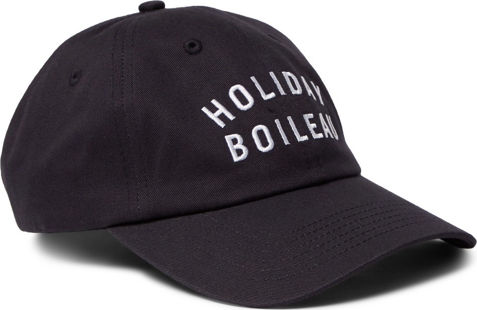 Holiday Boileau Embroidered Cotton-Twill Baseball Cap