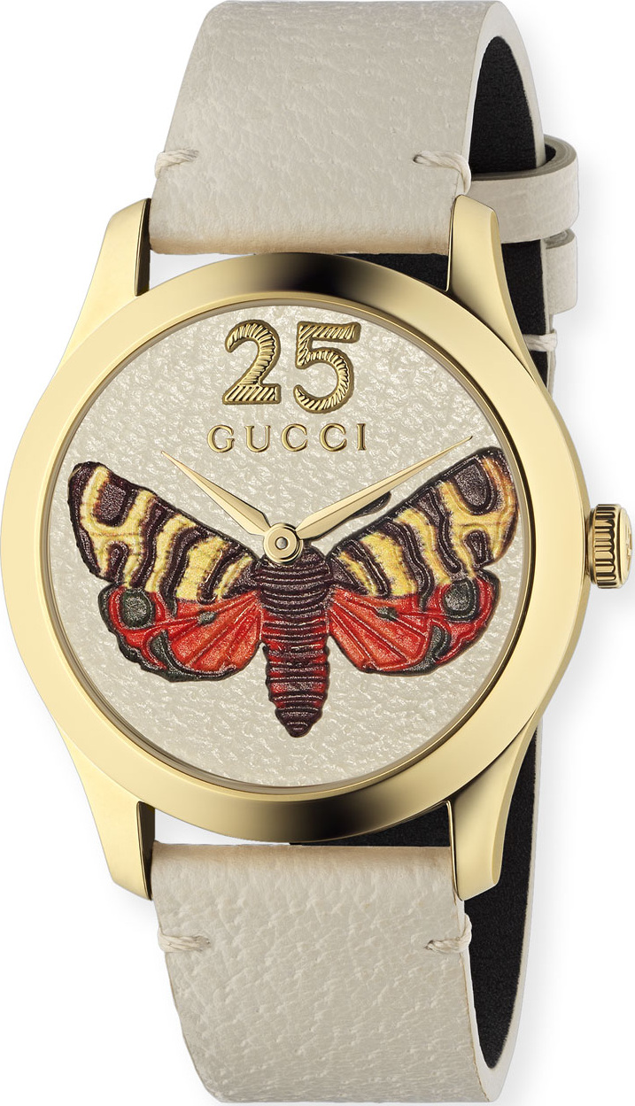 Gucci 38mm G-Timeless Butterfly Watch