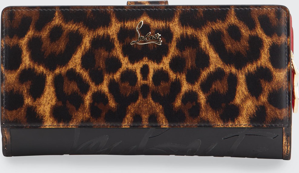 Christian Louboutin Paloma 50s Sole Leopard Wallet