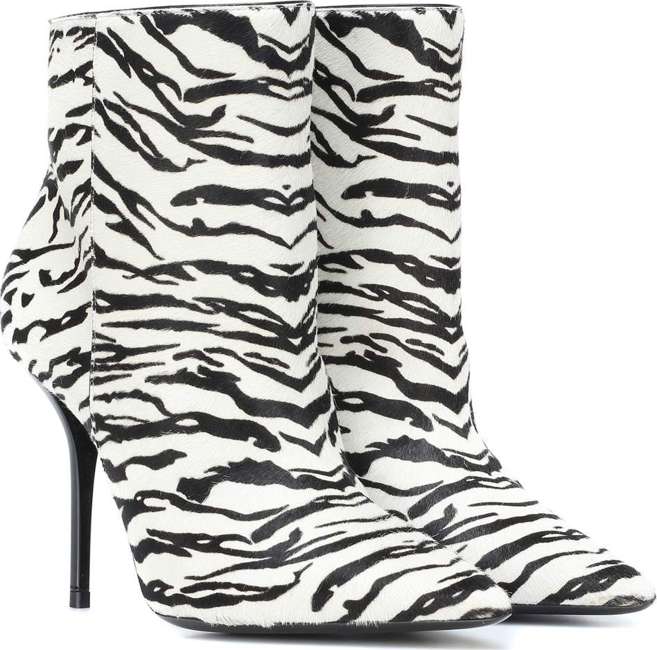 Saint Laurent Printed leather ankle boots