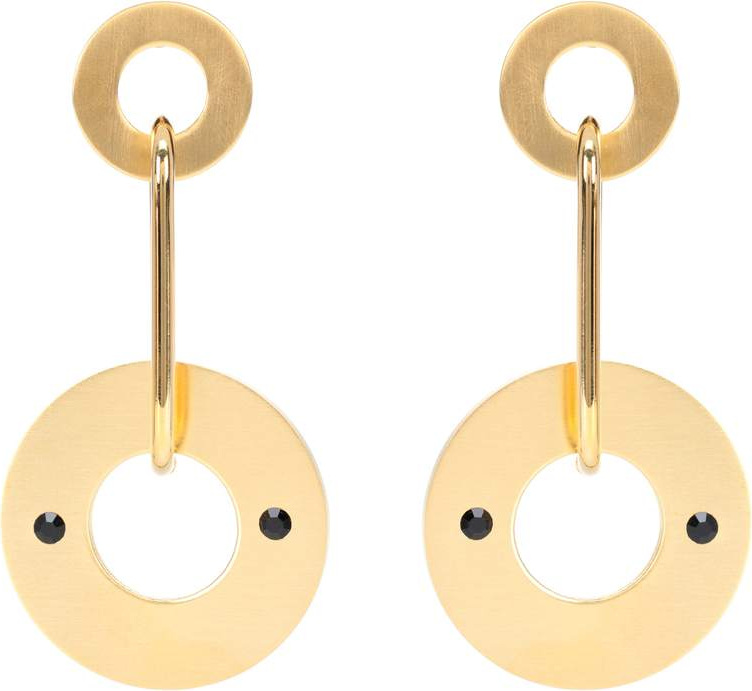 Marni Disc drop earrings