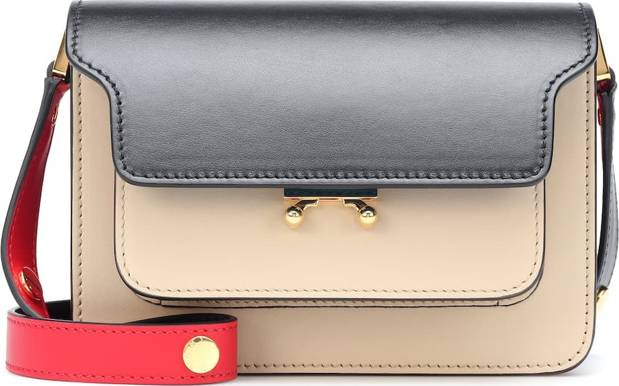 Marni Trunk Mini leather shoulder bag