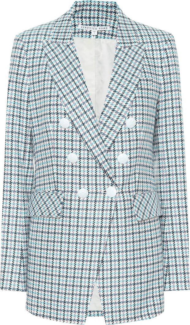 Veronica Beard Moroso Dickey checked blazer