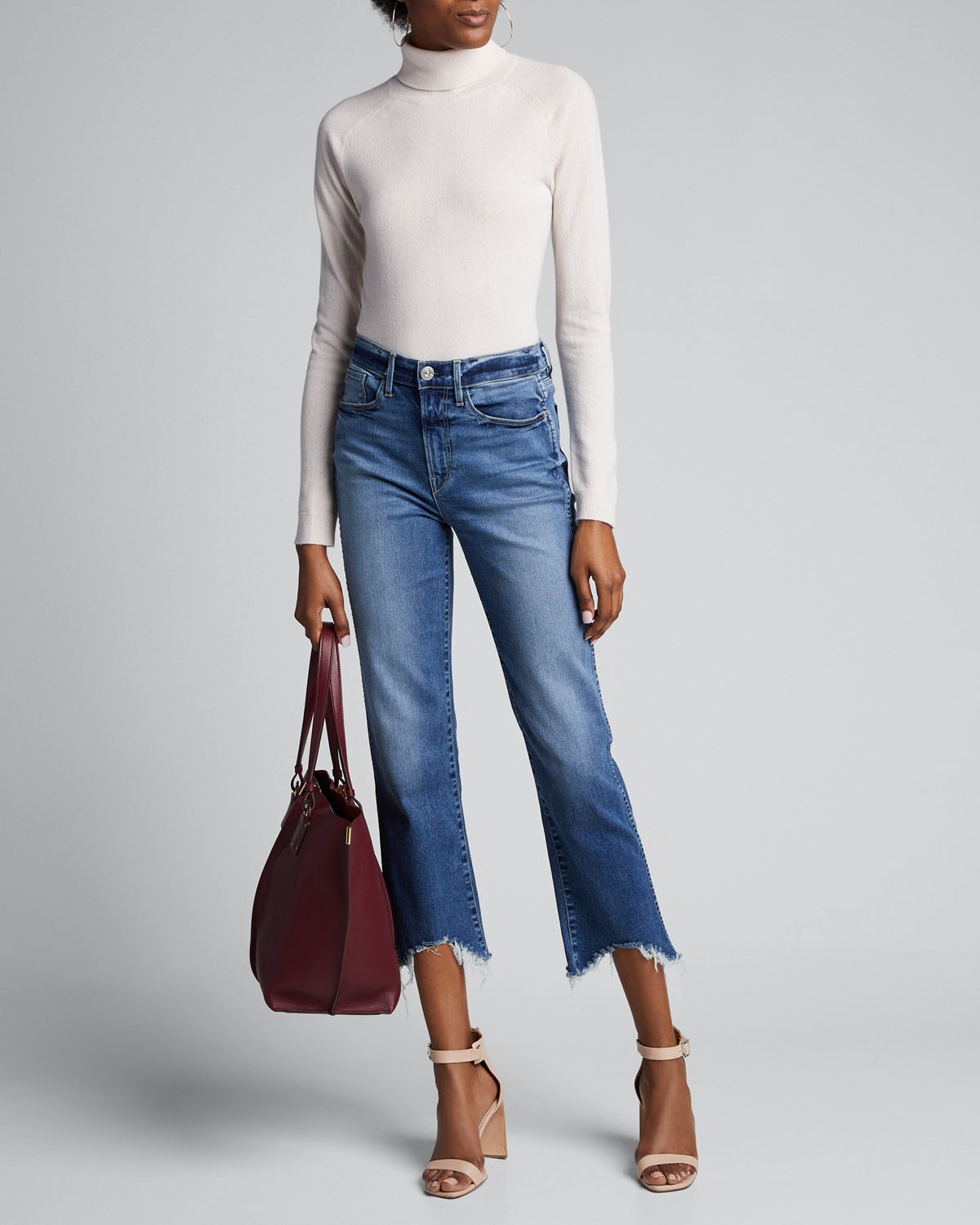 3X1 Austin Cropped High-Rise Jeans