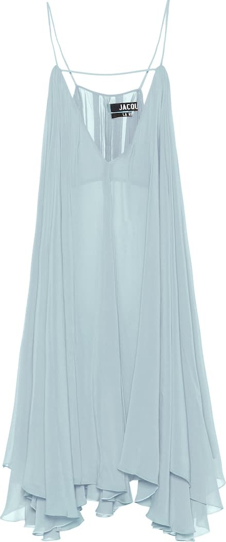 Jacquemus La Robe Bellezza crêpe dress