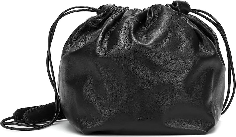 Jil Sander Leather bucket bag