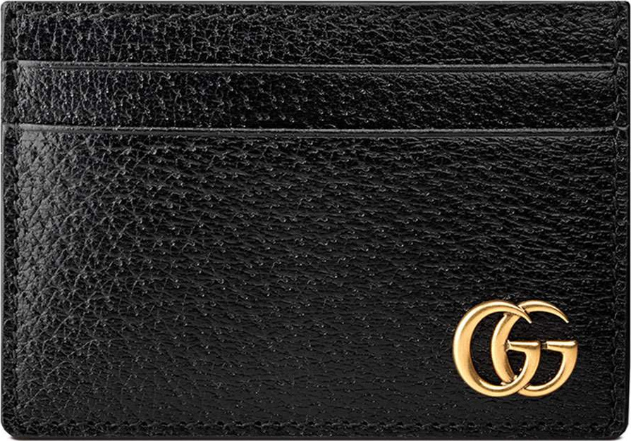 Gucci Men's Leather Credit Card Case with Money Clip