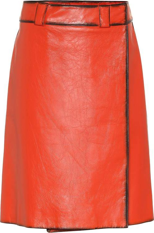 Prada Leather skirt