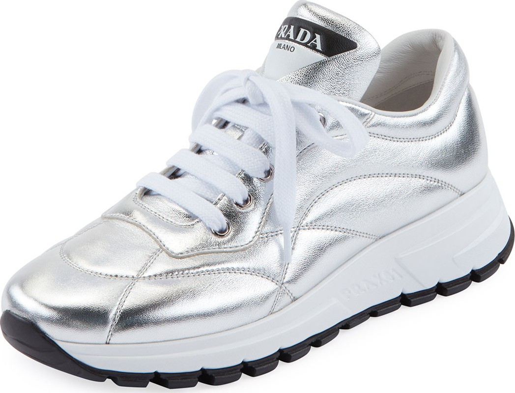Prada Quilted Leather Trainer Sneakers